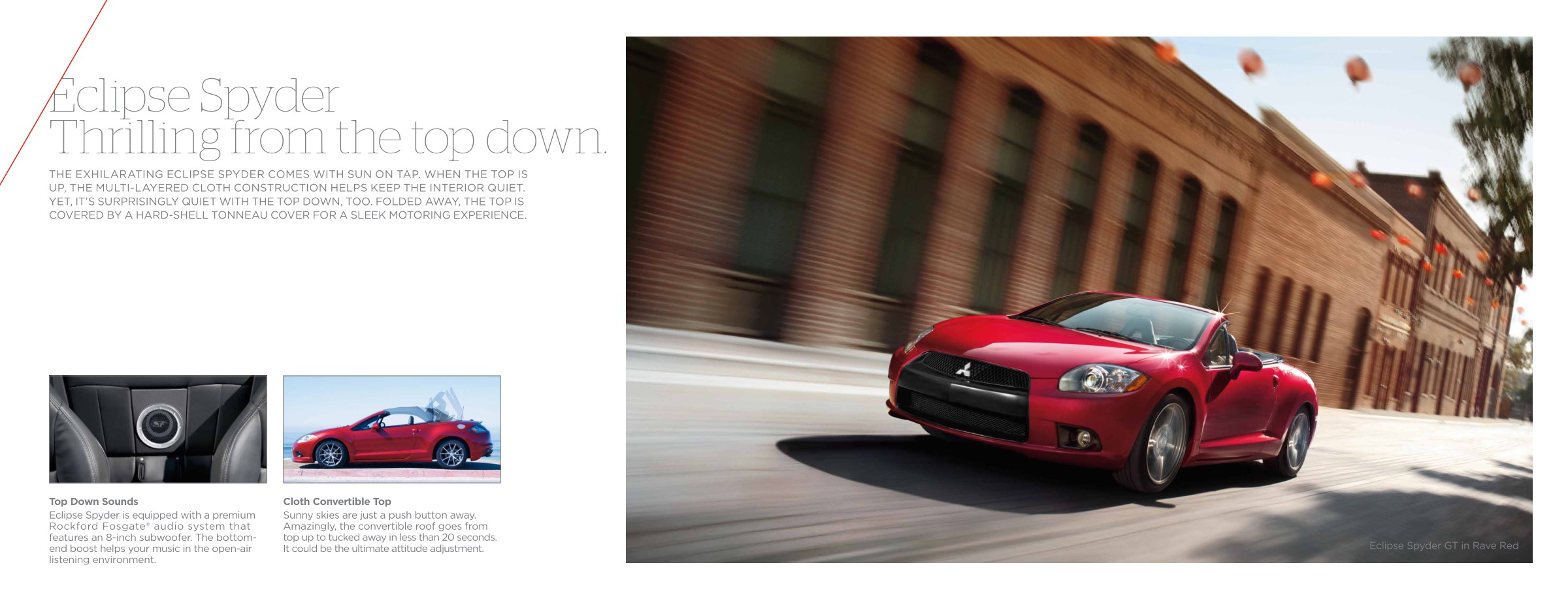 2011 Mitsubishi Full Line Brochure Page 10